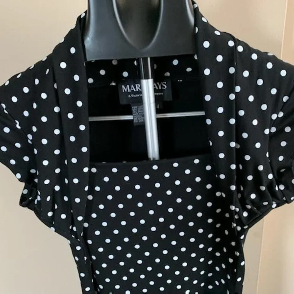 Mary Bays A Victoria Royal Polka Dot Dress - Picture 6 of 7